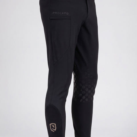 Culotte d'équitation Acento Knee Grip noire