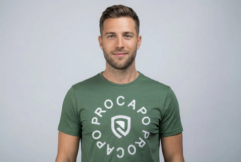 T-shirt Adrian vert pétrole