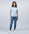 T-shirt Avella bleu ciel pour femme