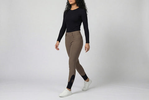 Riding Breeches Acentola Full Grip Taupe