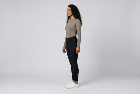 Reithose Acentola Full Grip schwarz