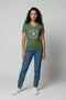 Women's T-Shirt Abriola oil green