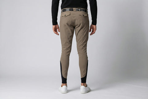 Riding Breeches Acento Knee Grip Taupe