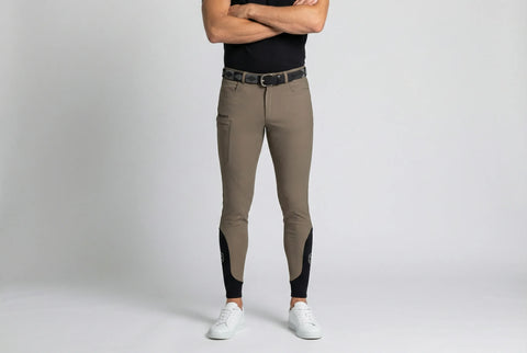 Culotte d'équitation Acento Full Grip taupe