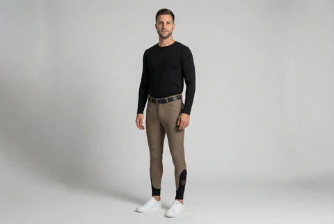 Riding breeches Acento Full Grip taupe