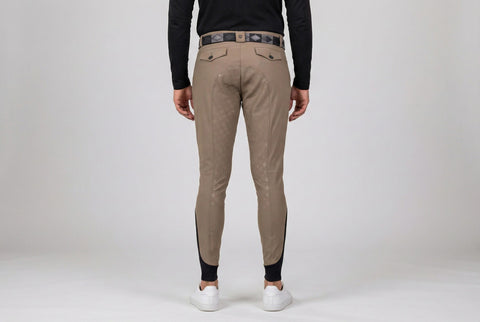 Culotte d'équitation Acento Full Grip taupe