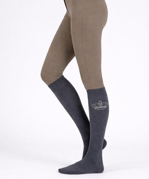 Knee Socks Function Deluxe Crown Grey