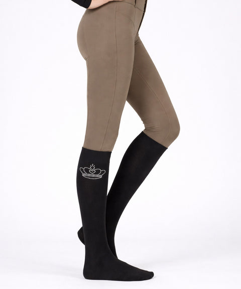 Knee Highs Function Deluxe Crown Black