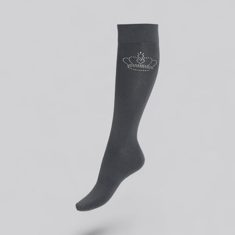 Knee Socks Function Deluxe Crown Grey
