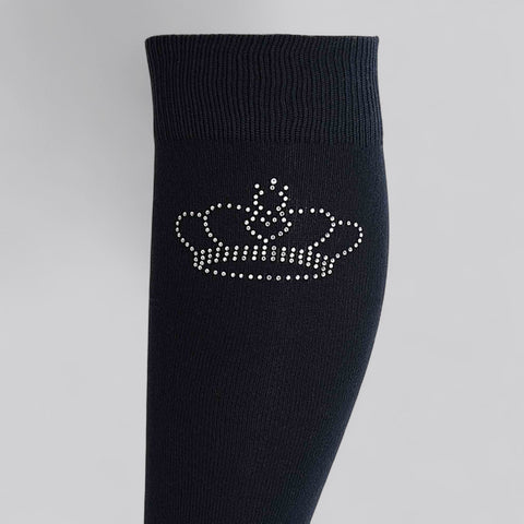 Chaussettes hautes Function Deluxe Krone bleu marine