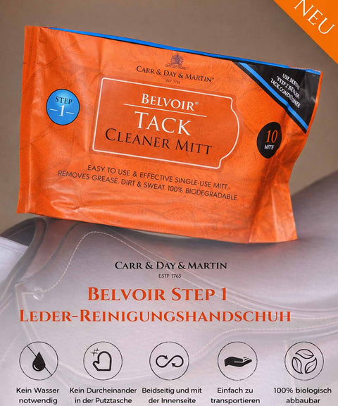 Carr & Day & Martin Leather Cleaning BELVOIR TACK CLEANING MITT