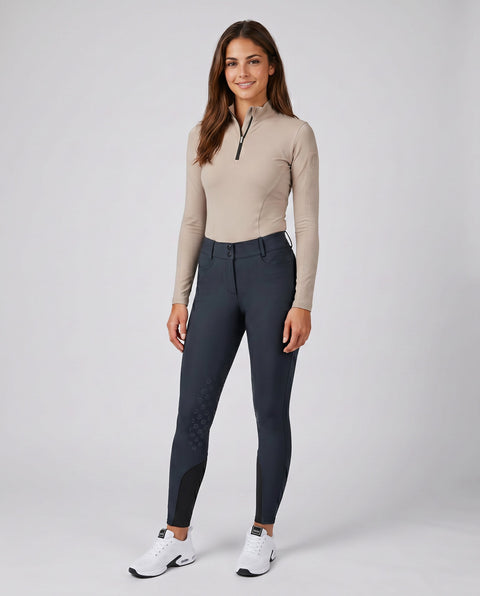 Reithose Luca Knie Grip anthrazit