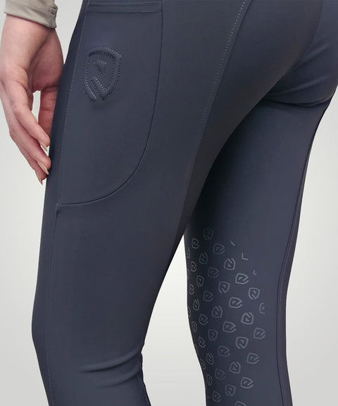 Reithose Luca Knie Grip anthrazit