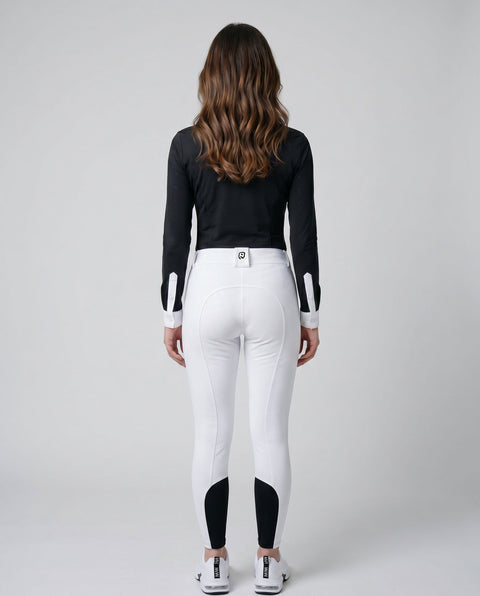 Reithose Luca Full Grip weiß