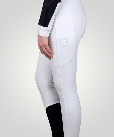 Reithose Luca Full Grip weiß