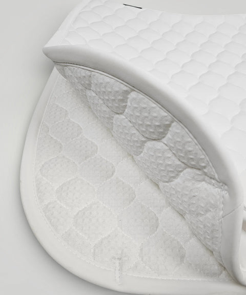 Dressage Saddle Pad Luxury White